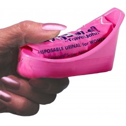 Travelloo (TravelJane) Pink Disposable Urinal 10  & 5 Packs
