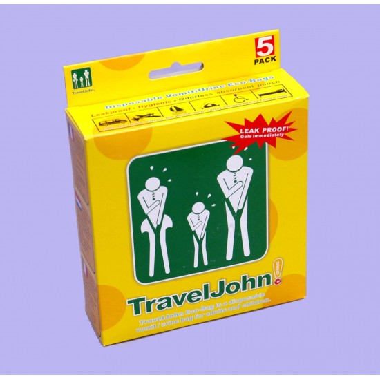 TravelJohn Sick Bags (2 X 5 Bags)